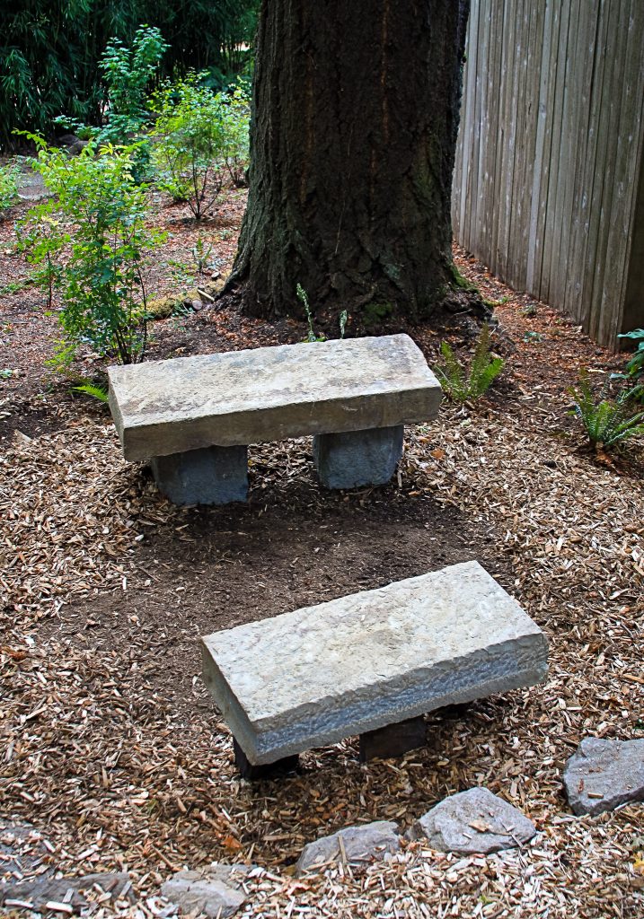 Eric Contey Stonework: Two gathering benches