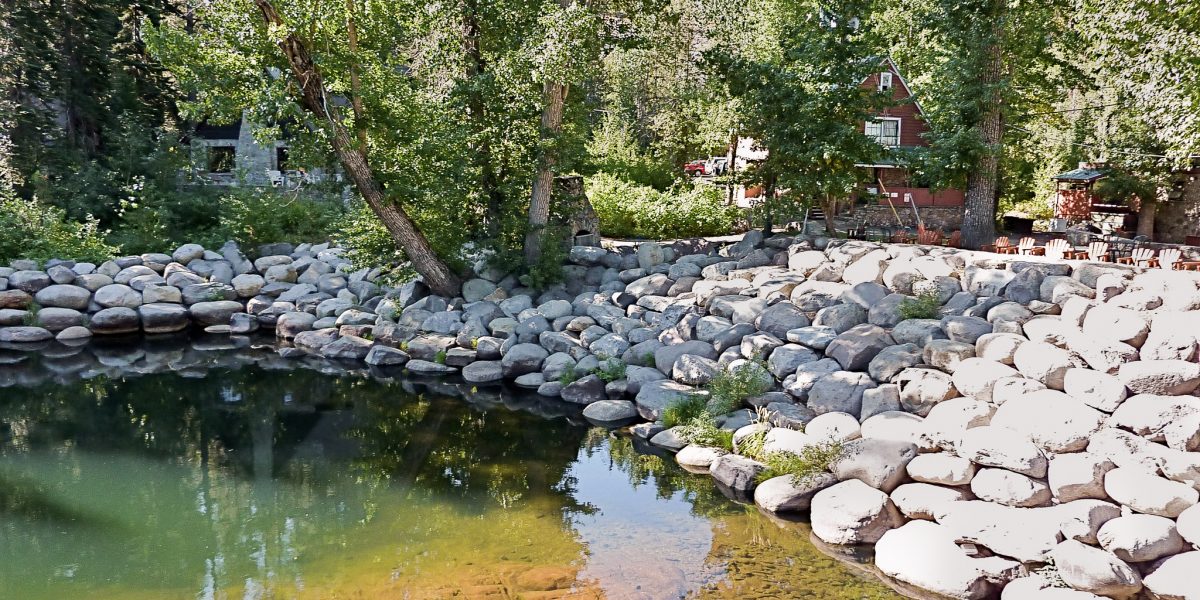 Eric Contey Stonework - Stream and bank reclamation, Tahoe