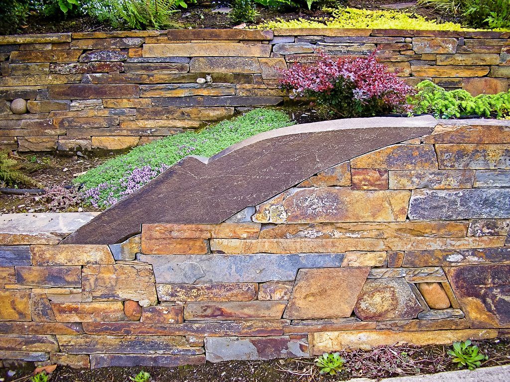 Eric Contey Stonework: North slope Mt. Tabor wall