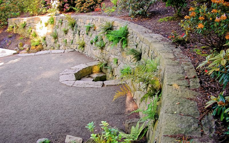 Eric Contey Stonework – The Rhododendron Gardens, Portland, OR