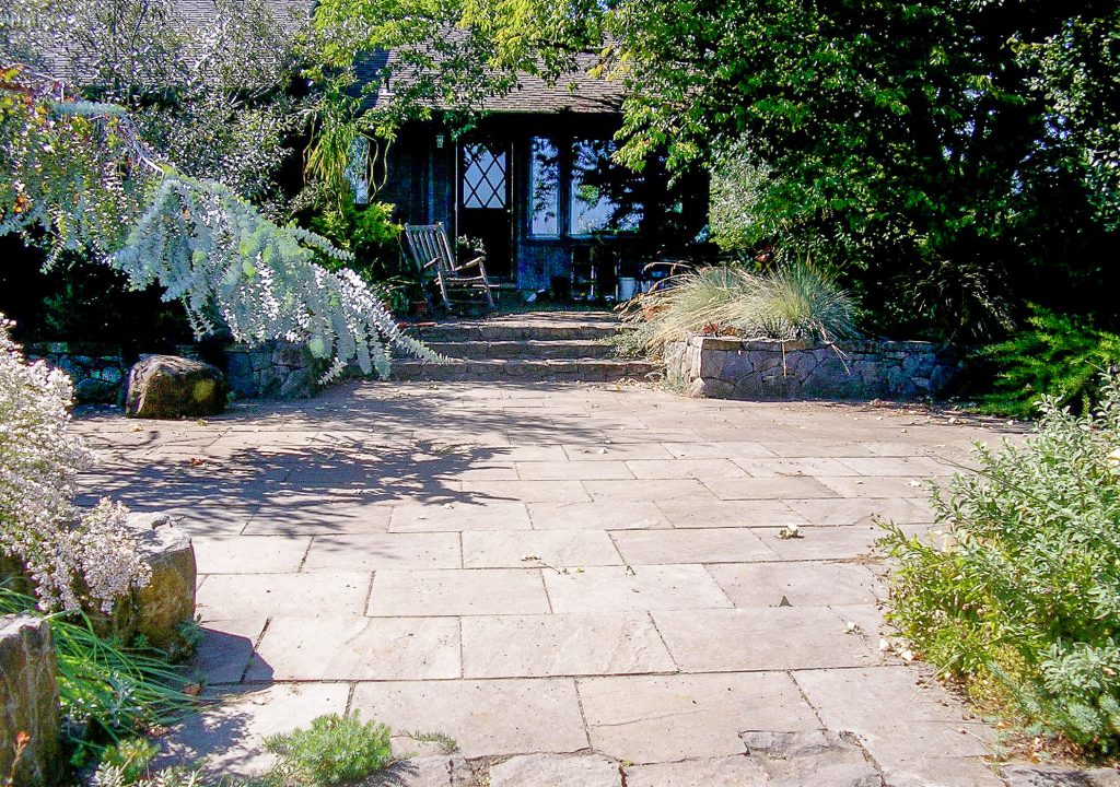 Eric Contey Stonework - Sauvie Island patio and gathering space